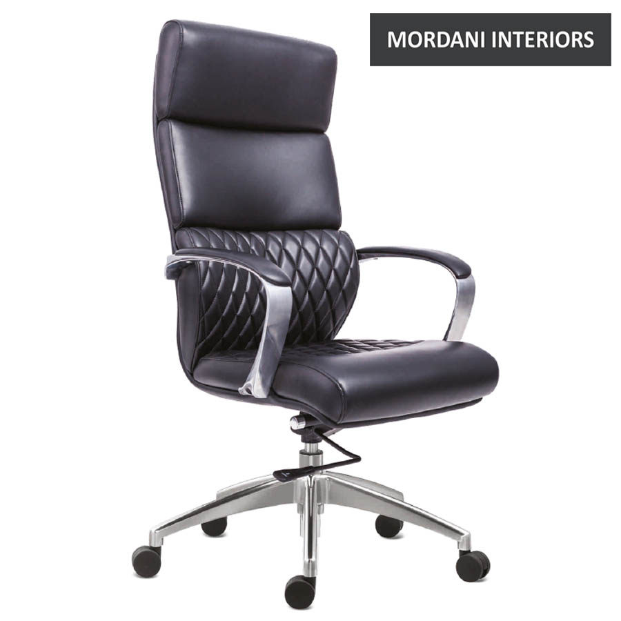 Krogsta High Back Leather Chair